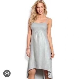 Tommy Bahama High Low Metallic Sun Dress - M